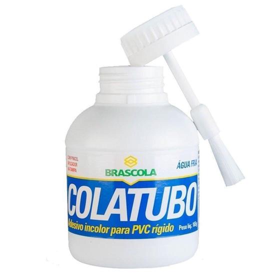 Imagem de Adesivo Cola PVC Brascola com Pincel Aplicador 175g