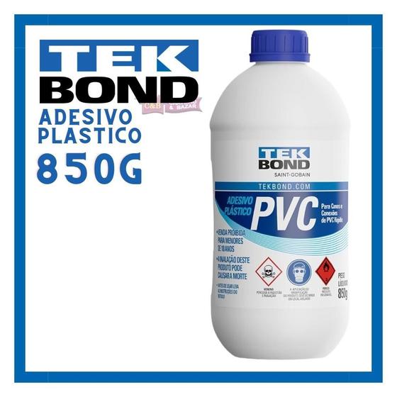 Imagem de Adesivo Cola Tubo Pvc 850G - Tekbond