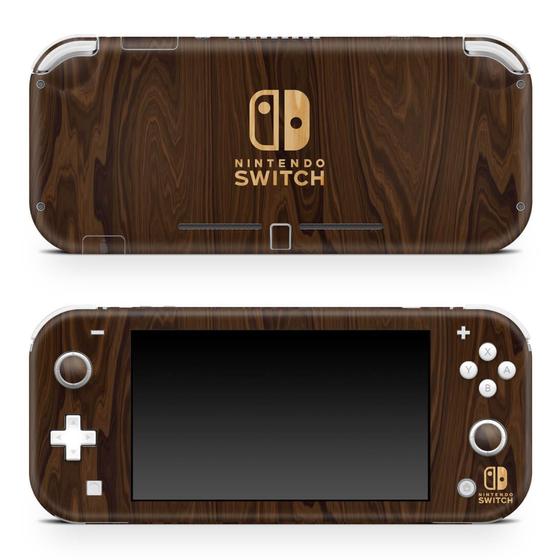 Imagem de Adesivo Compatível Nintendo Switch Lite Skin - Madeira