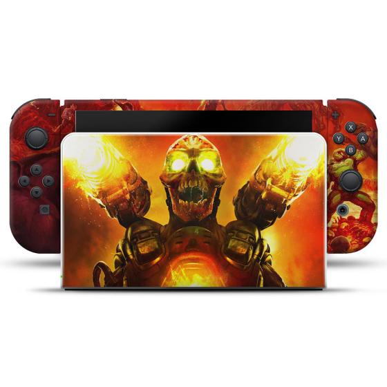 Imagem de Adesivo Compatível Nintendo Switch Oled Skin - Doom