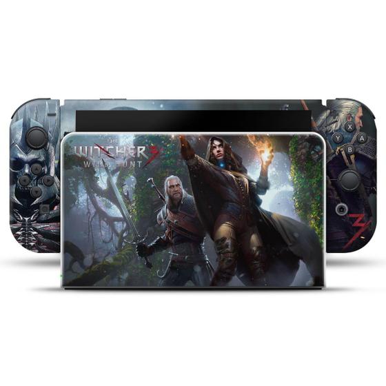 Imagem de Adesivo Compatível Nintendo Switch Oled Skin - The Witcher 3: Wild Hunt