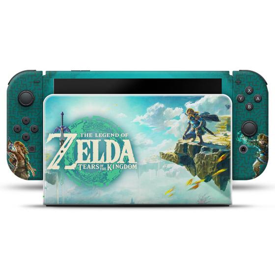 Imagem de Adesivo Compatível Nintendo Switch Oled Skin - Zelda Tears of the Kingdom