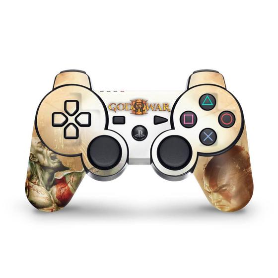 Imagem de Adesivo Compatível PS3 Controle Skin - God Of War 3 1