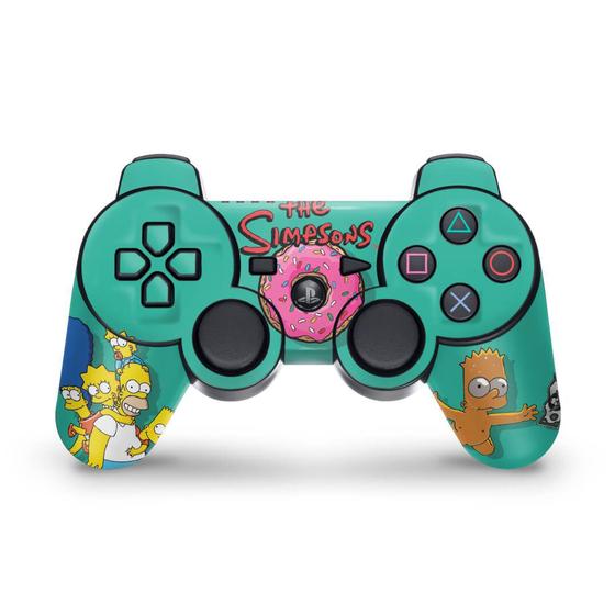 Imagem de Adesivo Compatível PS3 Controle Skin - Simpsons