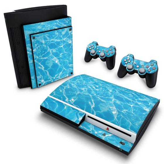 Imagem de Adesivo Compatível PS3 Fat Skin - Aquático Água