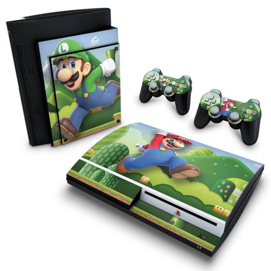 Imagem de Adesivo Compatível PS3 Fat Skin - Mario & Luigi