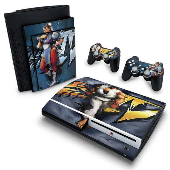 Imagem de Adesivo Compatível PS3 Fat Skin - Street Fighter 4