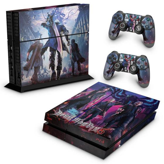 Imagem de Adesivo Compatível PS4 Fat Skin - Devil May Cry 5