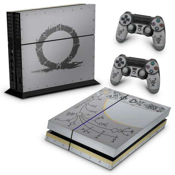 Imagem de Adesivo Compatível PS4 Fat Skin - God Of War Limited Edition