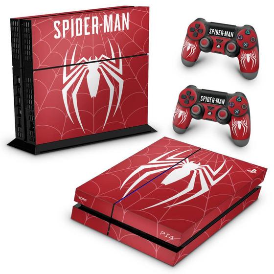 Imagem de Adesivo Compatível PS4 Fat Skin - Spider-Man Bundle C