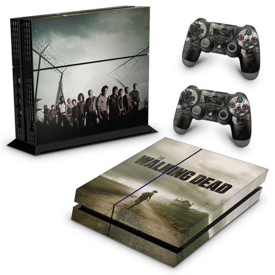 Imagem de Adesivo Compatível PS4 Fat Skin - The Walking Dead