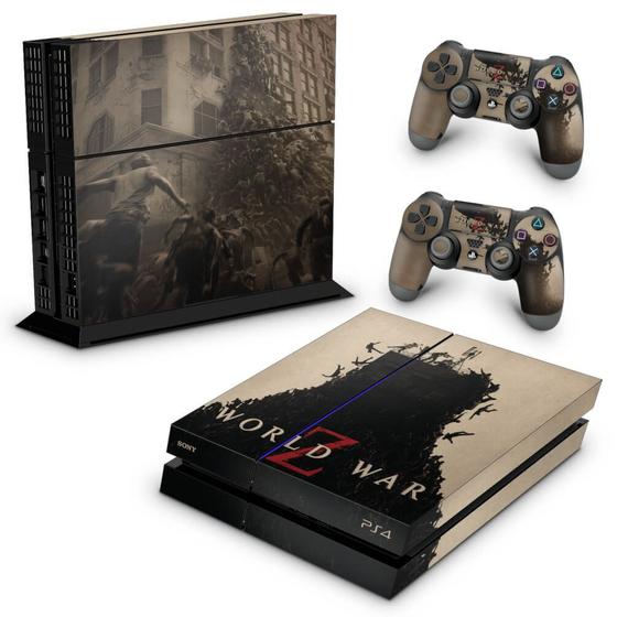 Imagem de Adesivo Compatível PS4 Fat Skin - World War Z