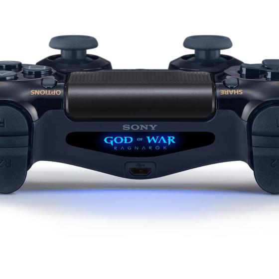 Imagem de Adesivo Compatível PS4 Light Bar Controle Skin - God of War Ragnarok B