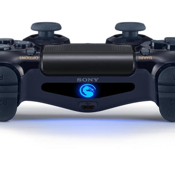 Imagem de Adesivo Compatível PS4 Light Bar Controle Skin - Mortal Kombat 1