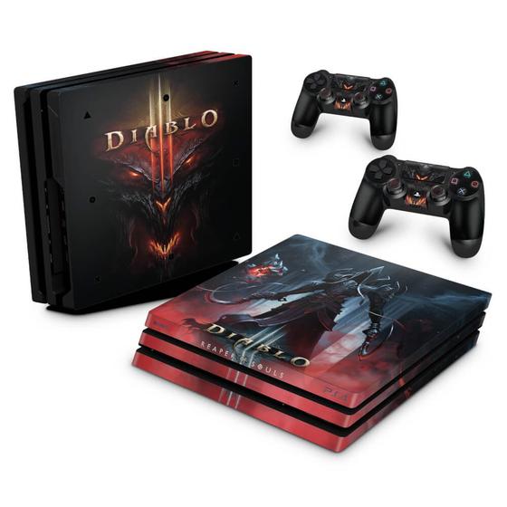 Imagem de Adesivo Compatível PS4 Pro Skin - Diablo