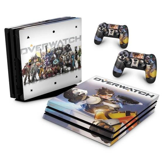 Imagem de Adesivo Compatível PS4 Pro Skin - Overwatch