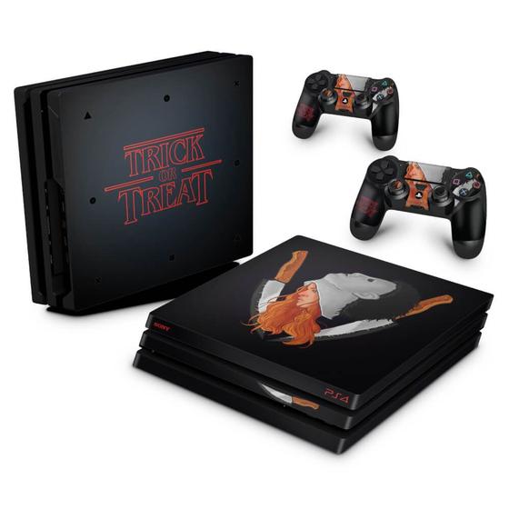 Imagem de Adesivo Compatível PS4 Pro Skin - Stranger Things Max