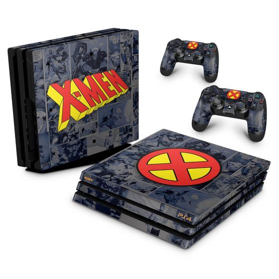 Imagem de Adesivo Compatível PS4 Pro Skin - X-Men Comics