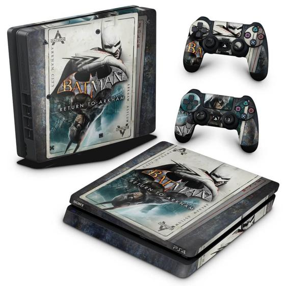 Imagem de Adesivo Compatível PS4 Slim Skin - Batman Return To Arkham