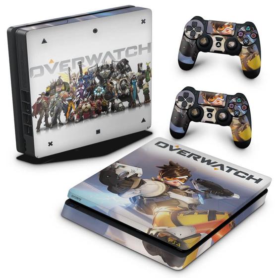 Imagem de Adesivo Compatível PS4 Slim Skin - Overwatch