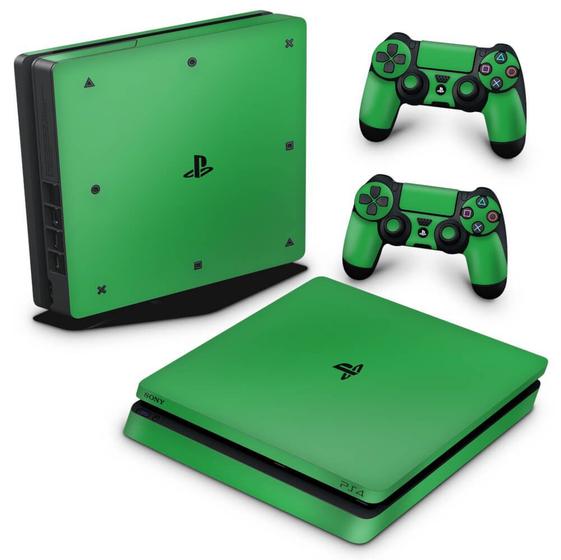 Imagem de Adesivo Compatível PS4 Slim Skin - Verde Grama