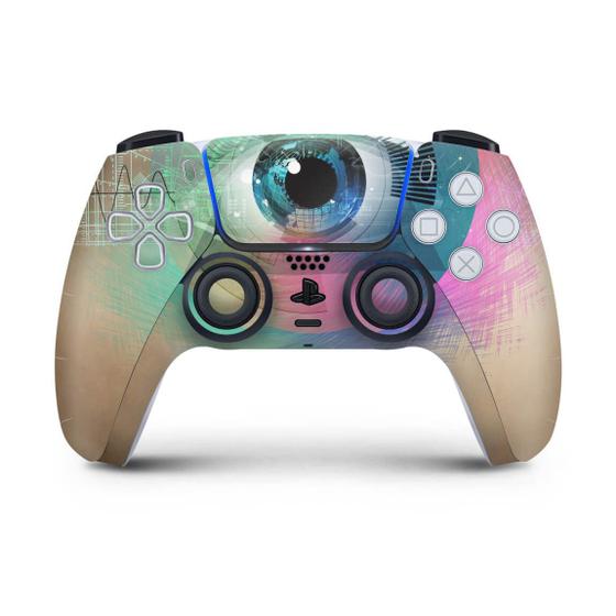 Imagem de Adesivo Compatível PS5 Controle Playstation 5 Skin - Abstrato 89