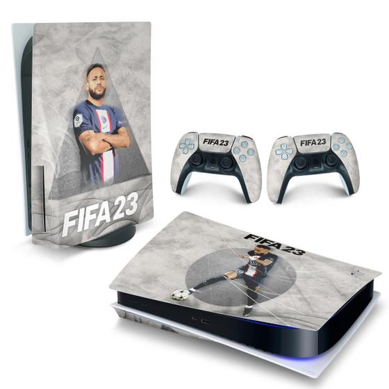 Imagem de Adesivo Compatível PS5 Playstation 5 Skin Horizontal - FIFA 23