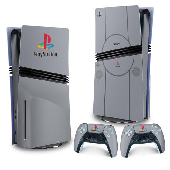 Imagem de Adesivo Compatível PS5 Pro Skin Vertical Sony PS 1