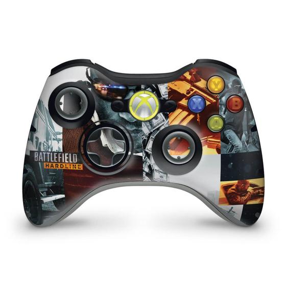 Imagem de Adesivo Compatível Xbox 360 Controle Skin - Battlefield Hardline