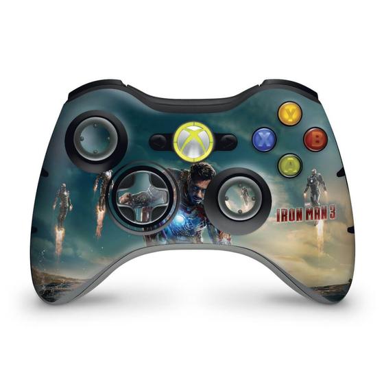 Imagem de Adesivo Compatível Xbox 360 Controle Skin - Homem De Ferro a