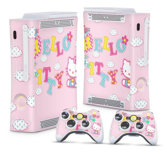 Imagem de Adesivo Compatível Xbox 360 Fat Arcade Skin - Hello Kitty