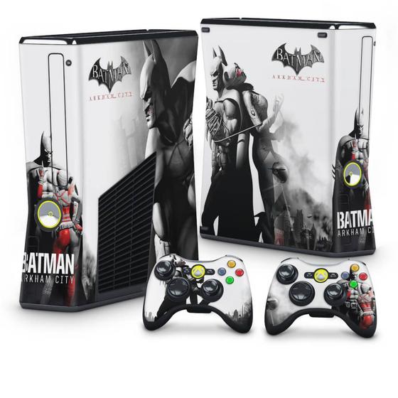 Imagem de Adesivo Compatível Xbox 360 Slim Skin - Batman Arkham City