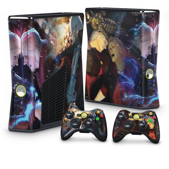 Imagem de Adesivo Compatível Xbox 360 Slim Skin - Devil May Cry 4