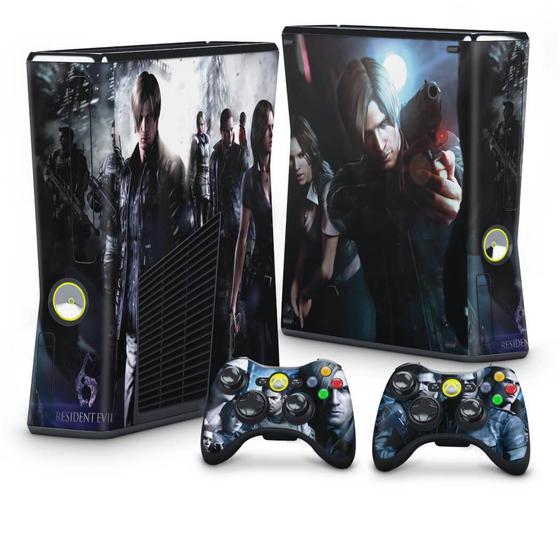 Imagem de Adesivo Compatível Xbox 360 Slim Skin - Resident Evil 6