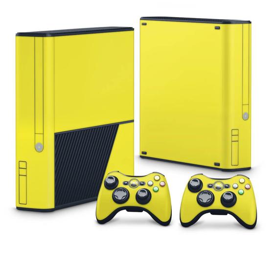 Imagem de Adesivo Compatível Xbox 360 Super Slim Skin - Amarelo
