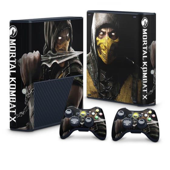 Imagem de Adesivo Compatível Xbox 360 Super Slim Skin - Mortal Kombat X Scorpion