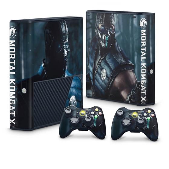 Imagem de Adesivo Compatível Xbox 360 Super Slim Skin - Mortal Kombat X Subzero
