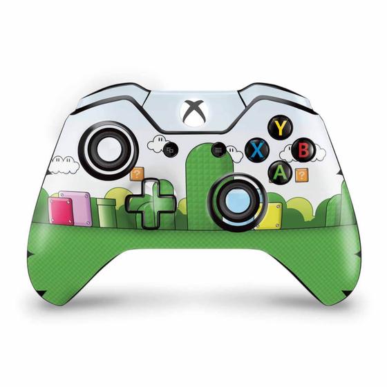 Imagem de Adesivo Compatível Xbox One Fat Controle Skin - Super Mario