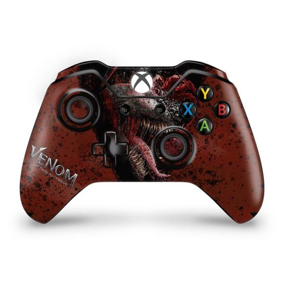 Imagem de Adesivo Compatível Xbox One Fat Controle Skin - Venom Tempo Carnificina