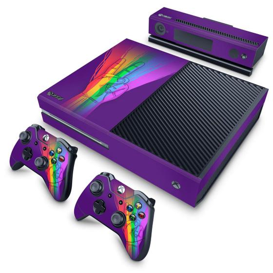 Imagem de Adesivo Compatível Xbox One Fat Skin - Rainbow Colors Colorido