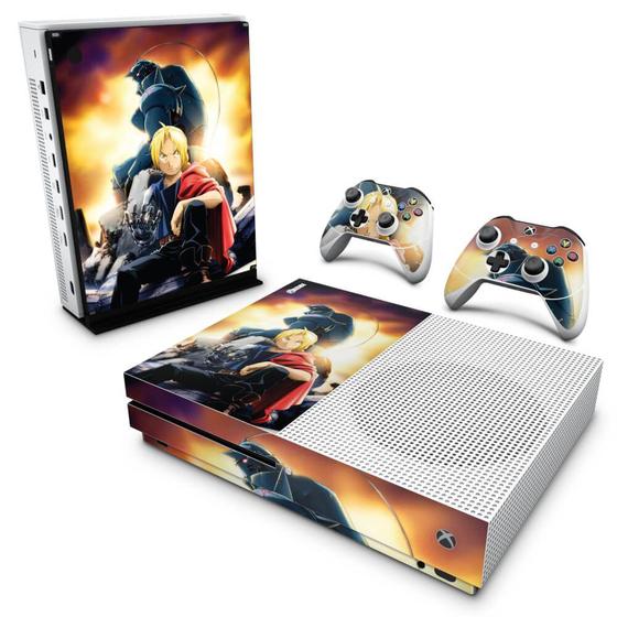 Imagem de Adesivo Compatível Xbox One S Slim Skin  - Fullmetal Alchemist: Brotherhood