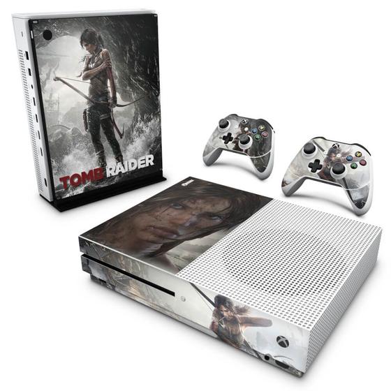 Imagem de Adesivo Compatível Xbox One S Slim Skin  - Tomb Raider