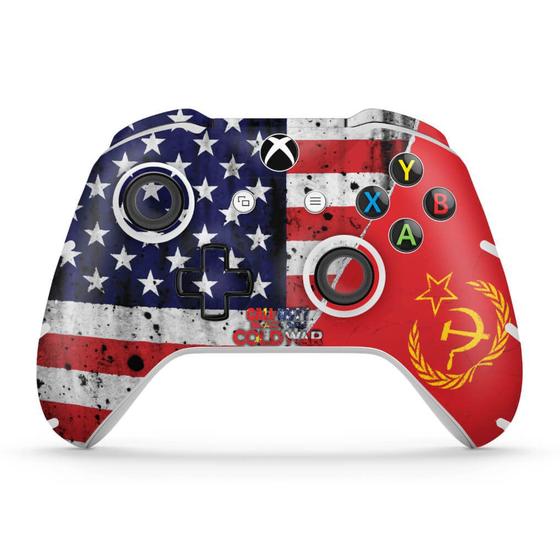 Adesivo Compatível Xbox One Slim X Controle Skin Call Of Duty Cold