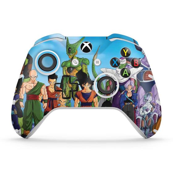 Imagem de Adesivo Compatível Xbox One Slim X Controle Skin - Dragon Ball Z