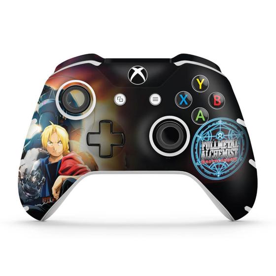 Imagem de Adesivo Compatível Xbox One Slim X Controle Skin - Fullmetal Alchemist: Brotherhood