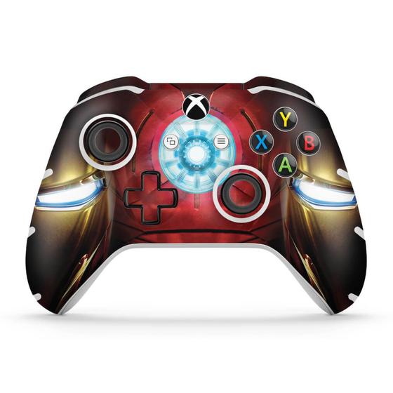 Imagem de Adesivo Compatível Xbox One Slim X Controle Skin - Iron Man - Homem De Ferro