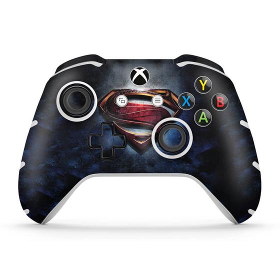 Imagem de Adesivo Compatível Xbox One Slim X Controle Skin - Superman - Super Homem