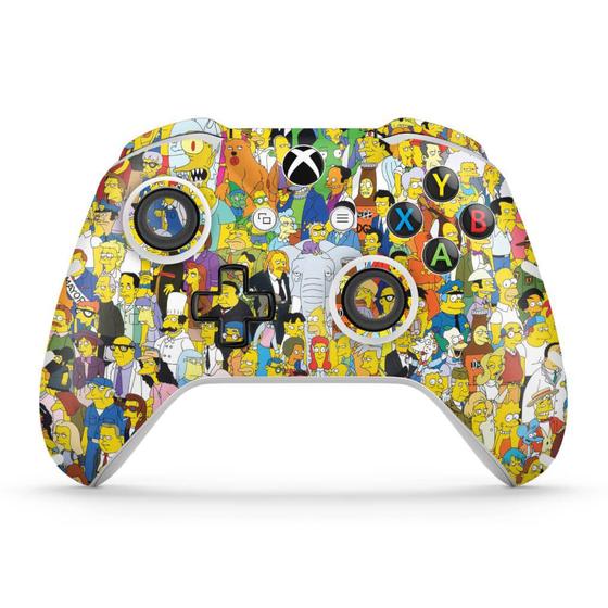 Imagem de Adesivo Compatível Xbox One Slim X Controle Skin - The Simpsons