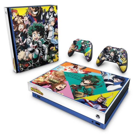 Imagem de Adesivo Compatível Xbox One X Skin - Boku No Hero Academia