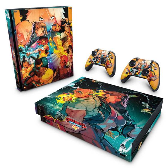 Imagem de Adesivo Compatível Xbox One X Skin - Streets Of  Rage 4